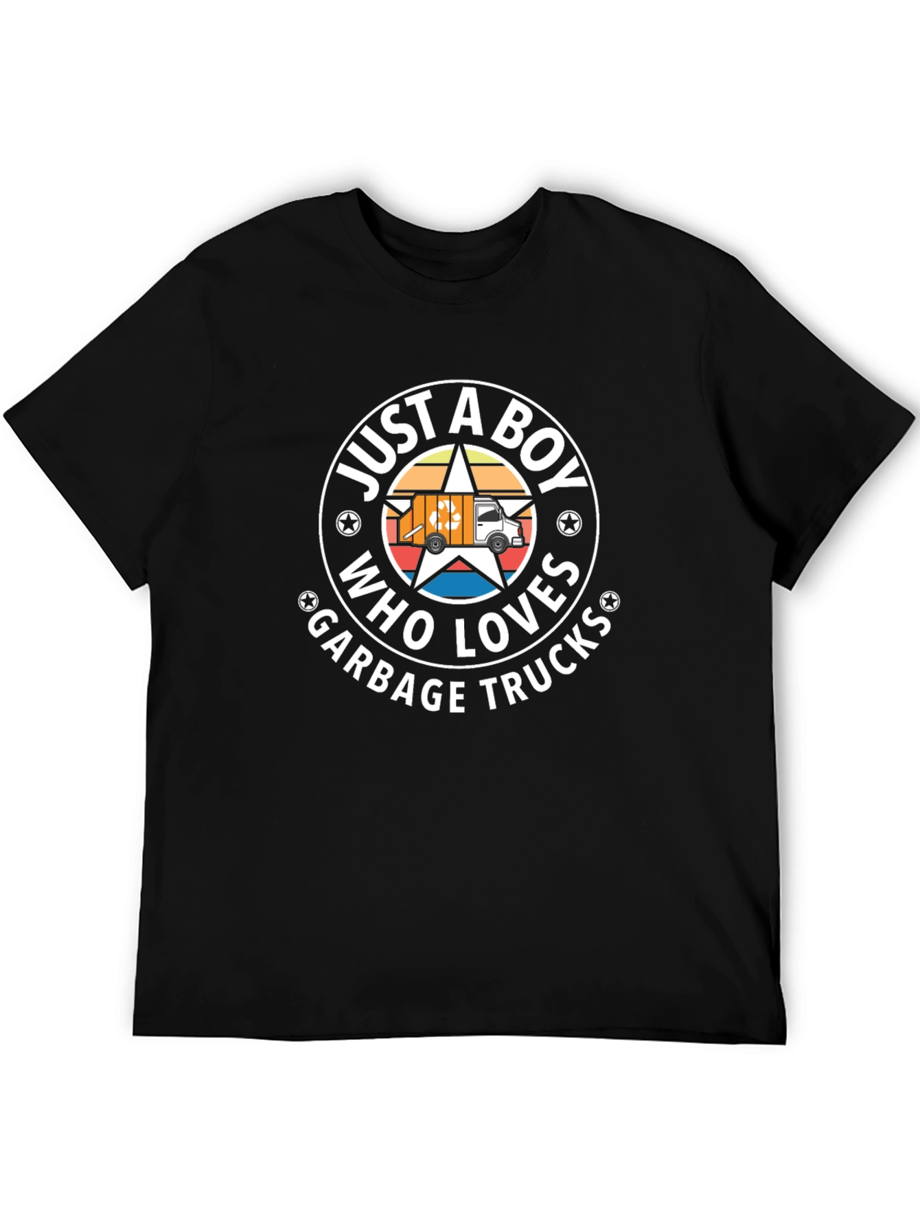 Just A Boy Who Loves Garbage Trucks T-Shirt