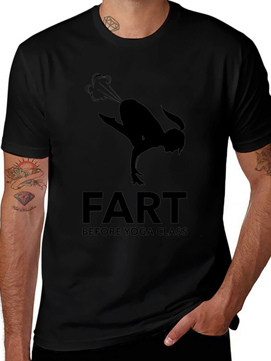 Yoga Fart T-Shirt Funny Fitness Tee