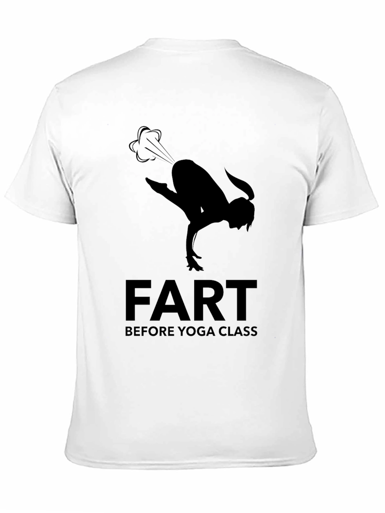 Yoga Fart T-Shirt Funny Fitness Tee