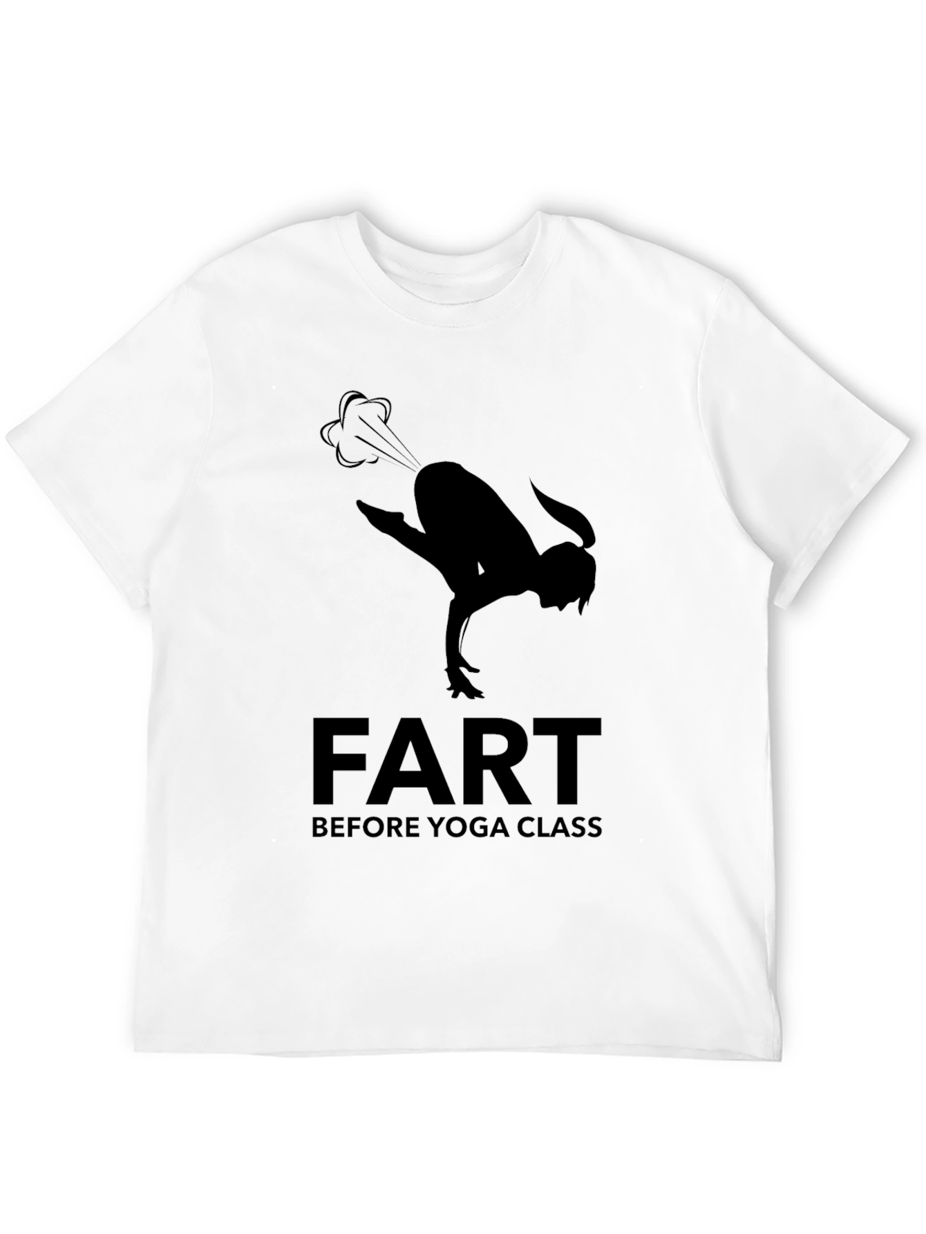 Yoga Fart T-Shirt Funny Fitness Tee