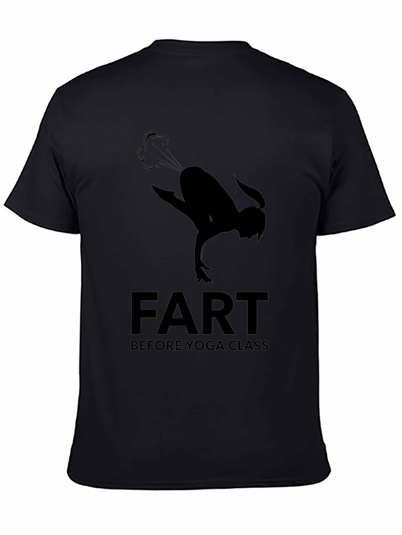 Yoga Fart T-Shirt Funny Fitness Tee