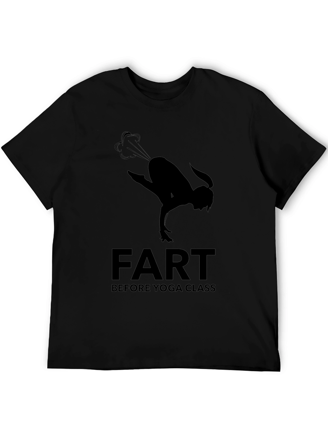 Yoga Fart T-Shirt Funny Fitness Tee