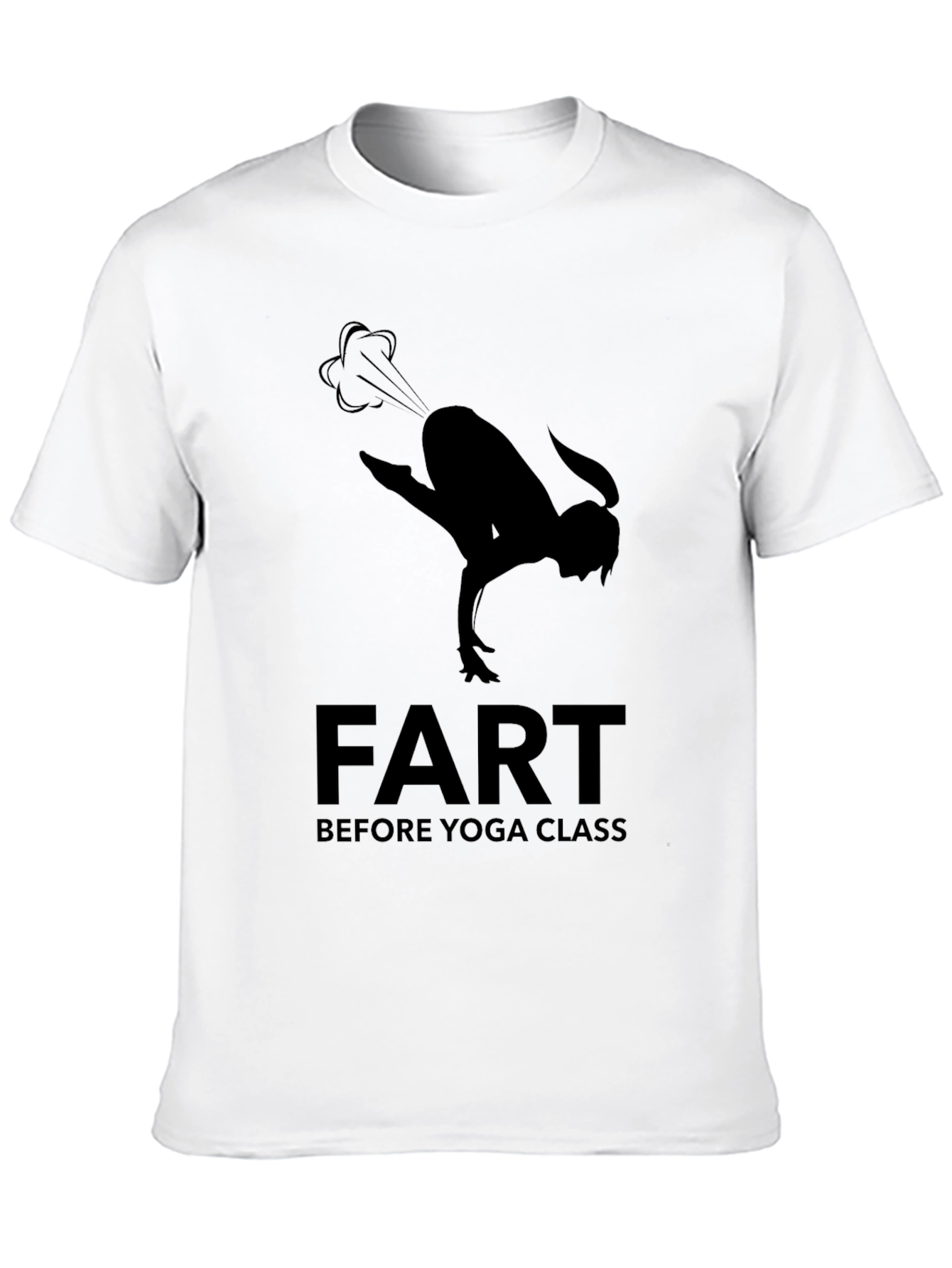 Yoga Fart T-Shirt Funny Fitness Tee
