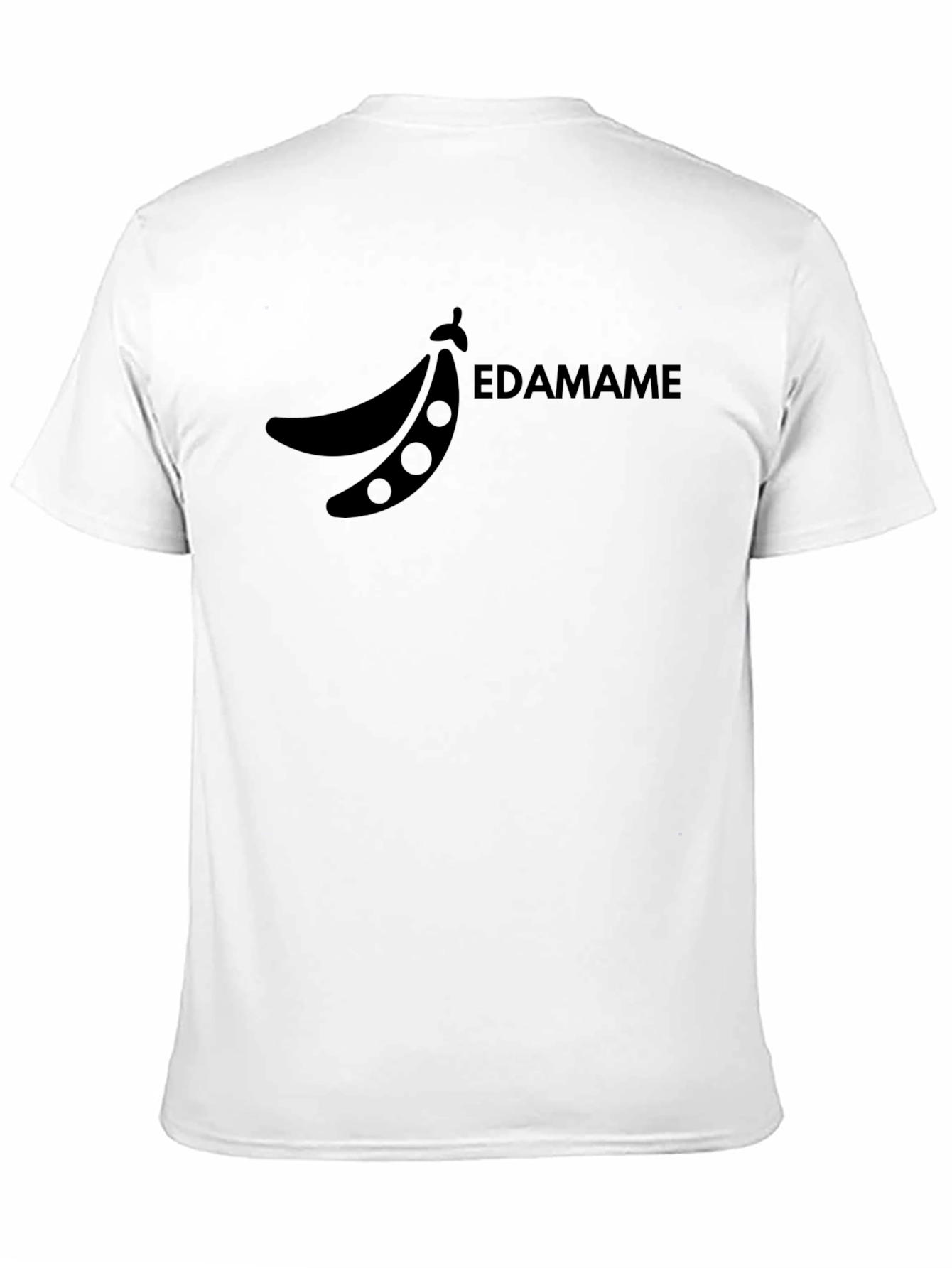 Edamame Graphic Tee - Black Cotton Blend