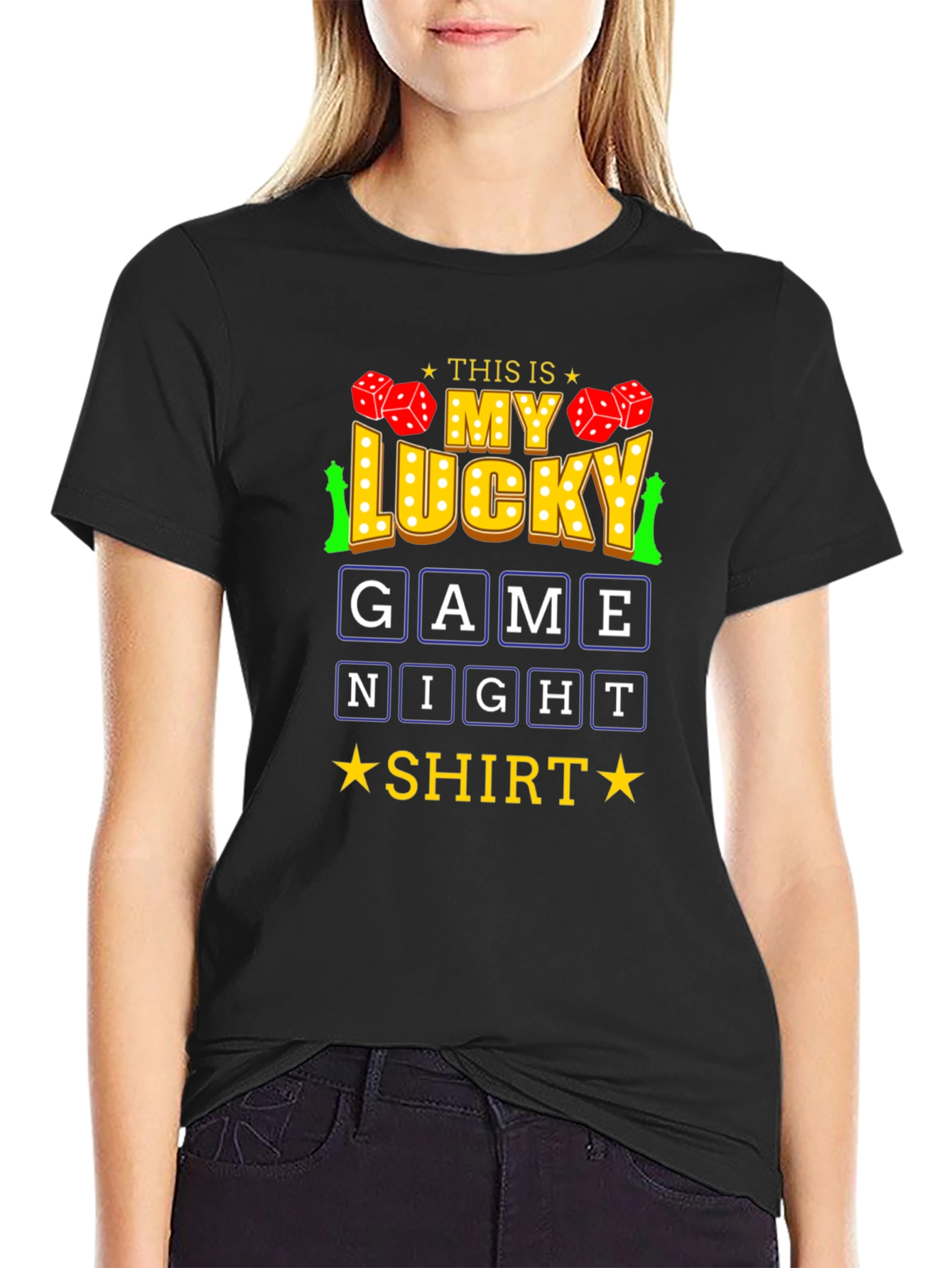 Lucky Game Night Shirt - Fun Graphic Tee