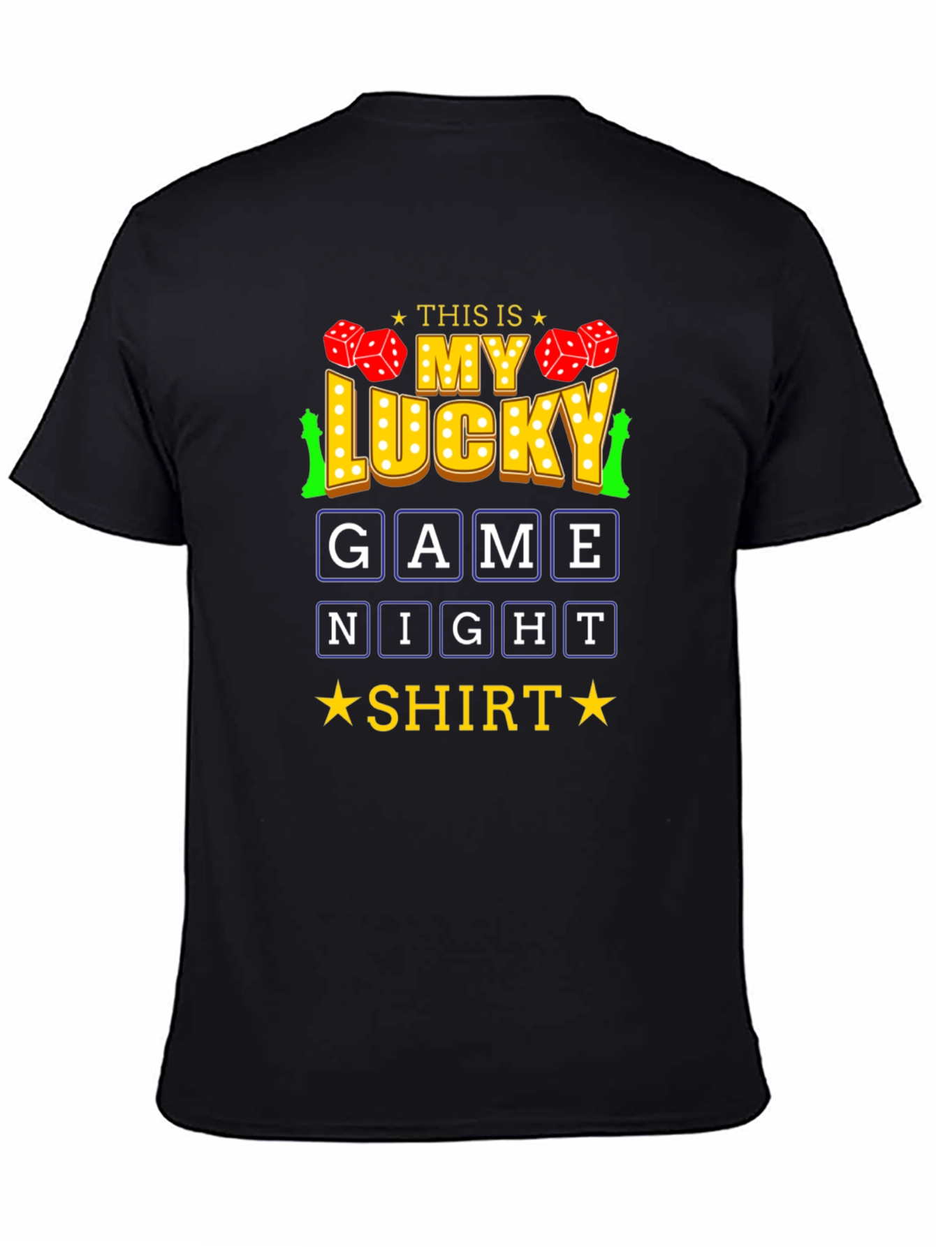 Lucky Game Night Shirt - Fun Graphic Tee