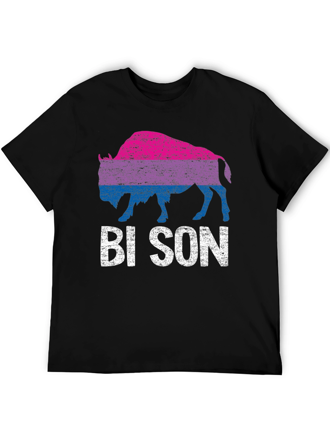 Bison Bi Pride T-Shirt - LGBTQ+ Pride Apparel