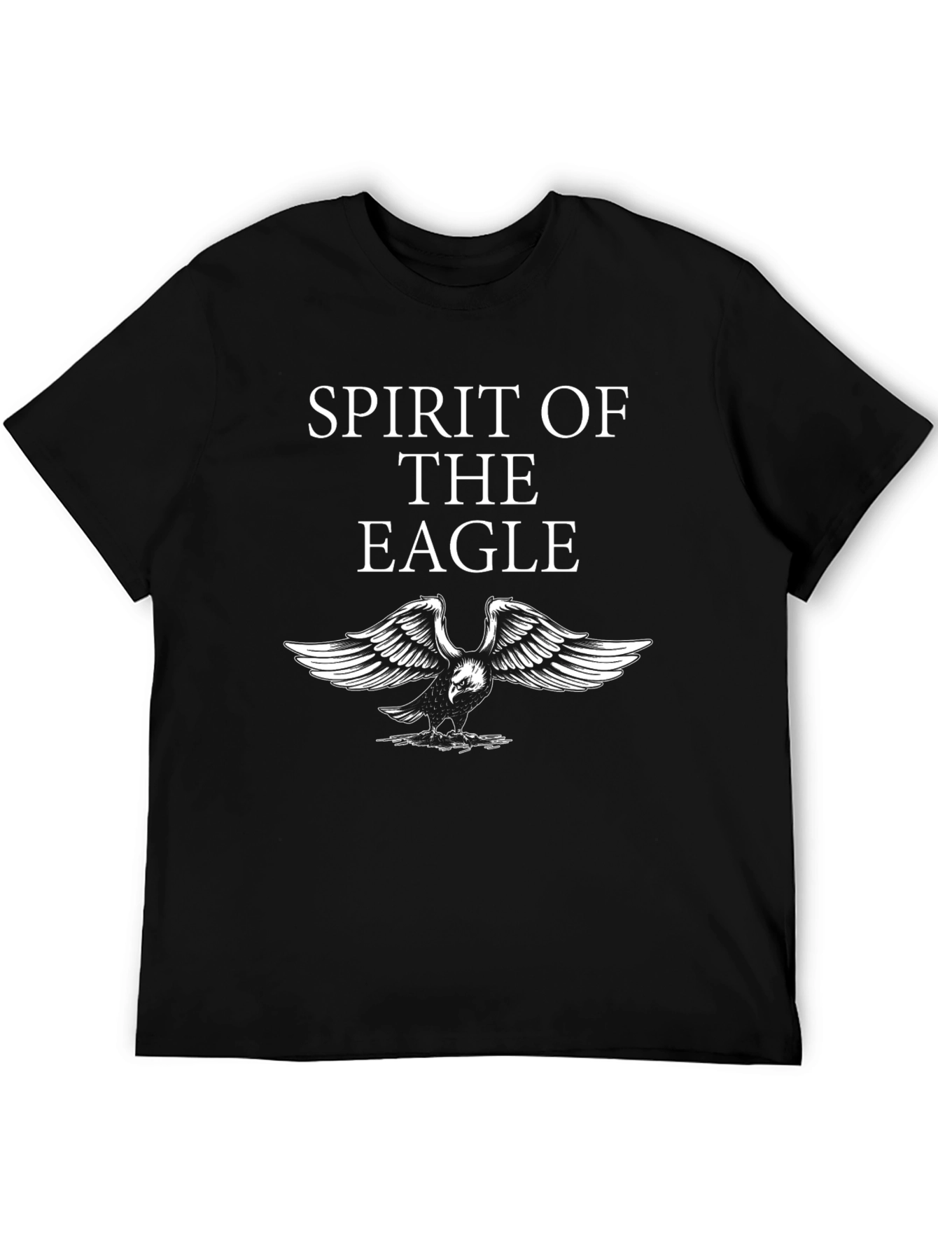 Spirit of the Eagle Graphic T-Shirt - Black
