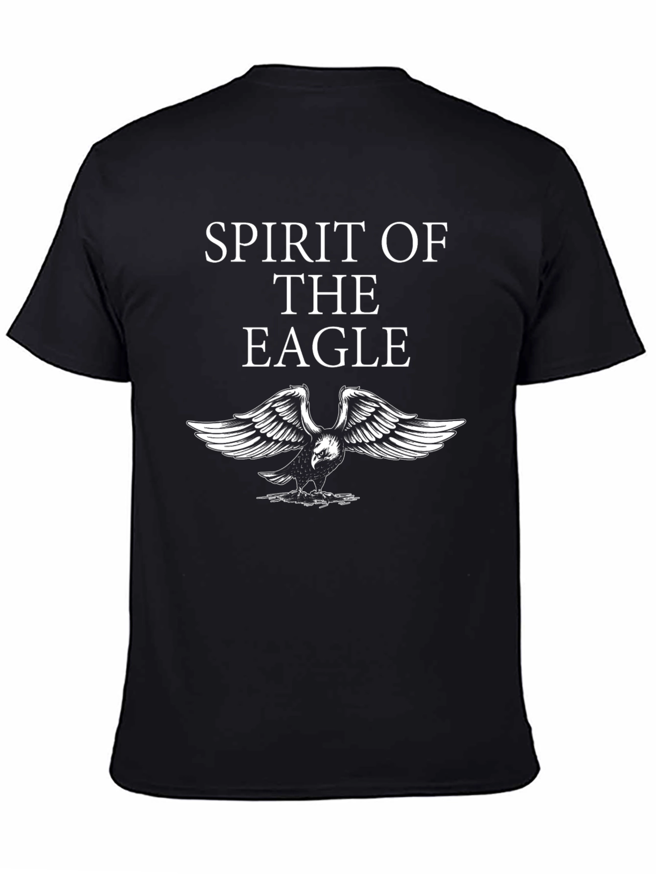Spirit of the Eagle Graphic T-Shirt - Black