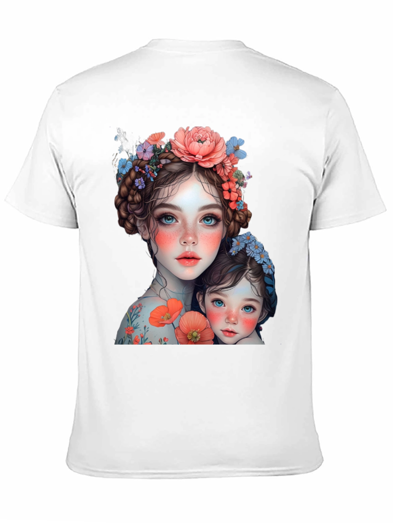 Floral Mother & Daughter Graphic Tee