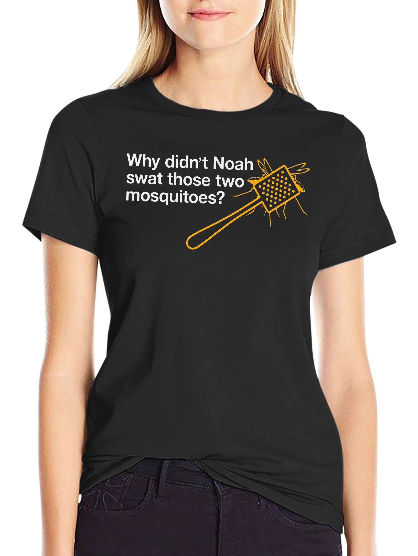 Noahs Mosquito Tee - Humorous Graphic Shirt