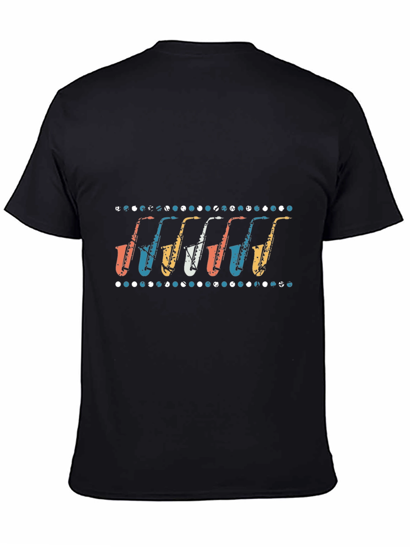 Retro Saxophone Graphic Tee