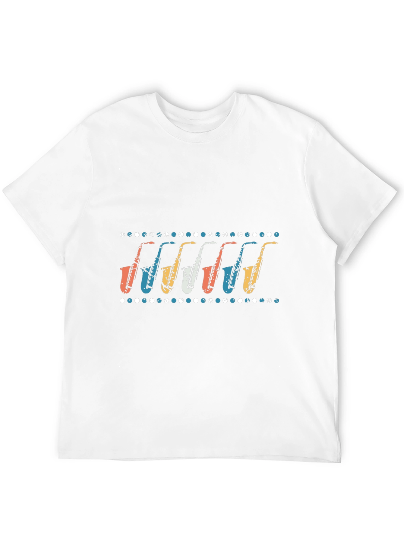 Retro Saxophone Graphic Tee