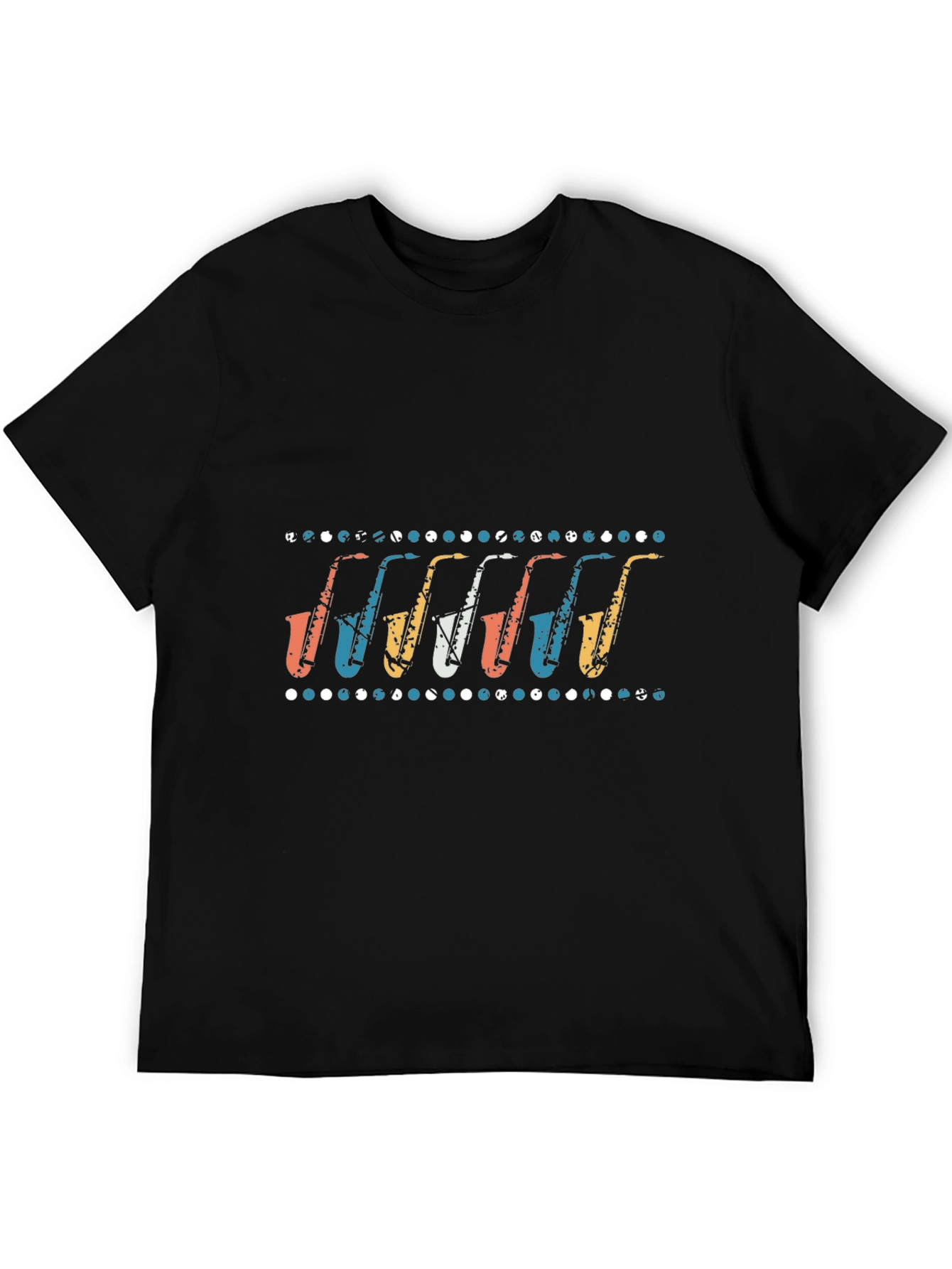 Retro Saxophone Graphic Tee