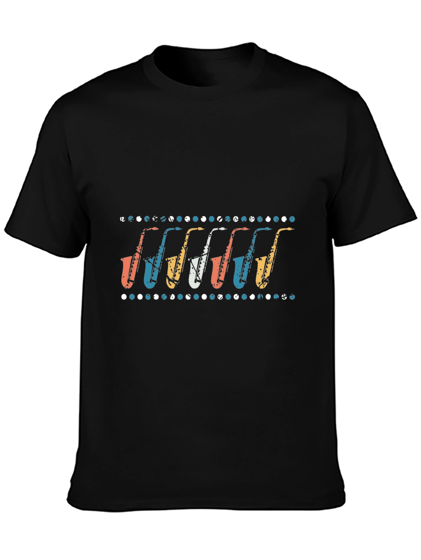 Retro Saxophone Graphic Tee