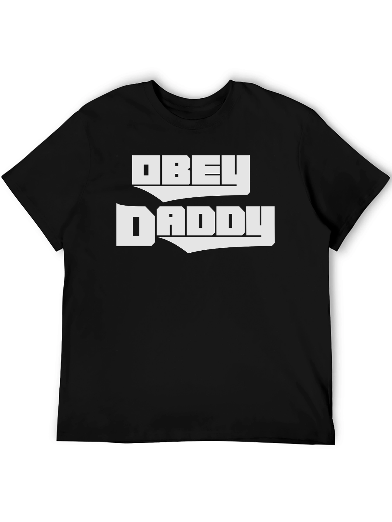 Obey Daddy Black Graphic Tee