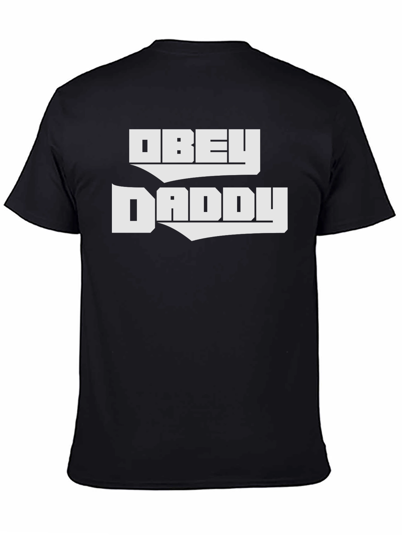 Obey Daddy Black Graphic Tee