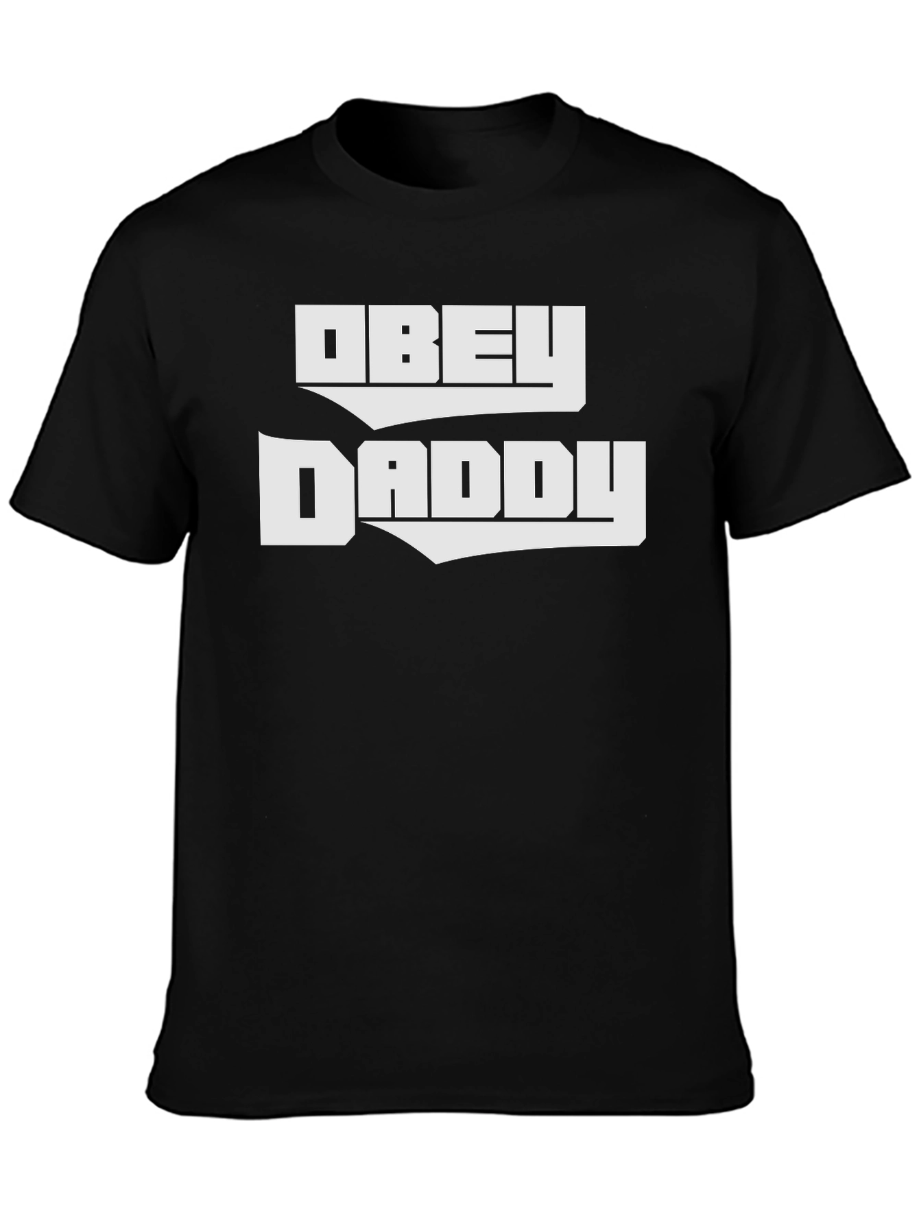 Obey Daddy Black Graphic Tee