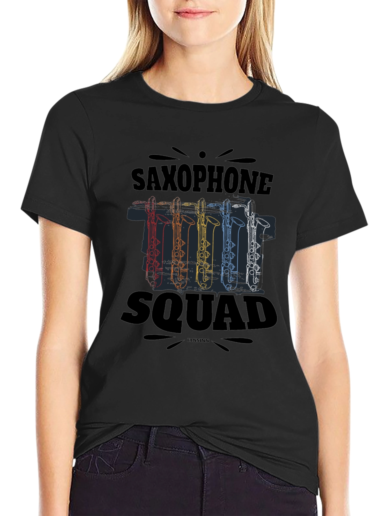 Saxophone Squad T-Shirt Music Band Tee