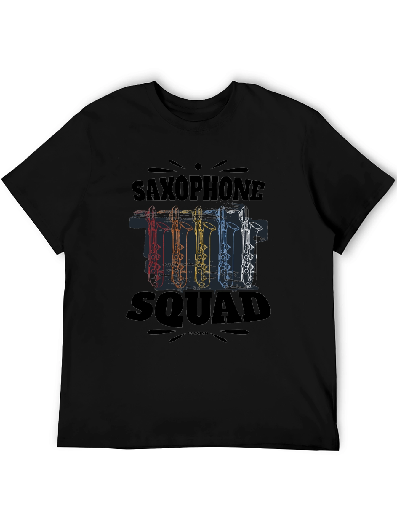 Saxophone Squad T-Shirt Music Band Tee