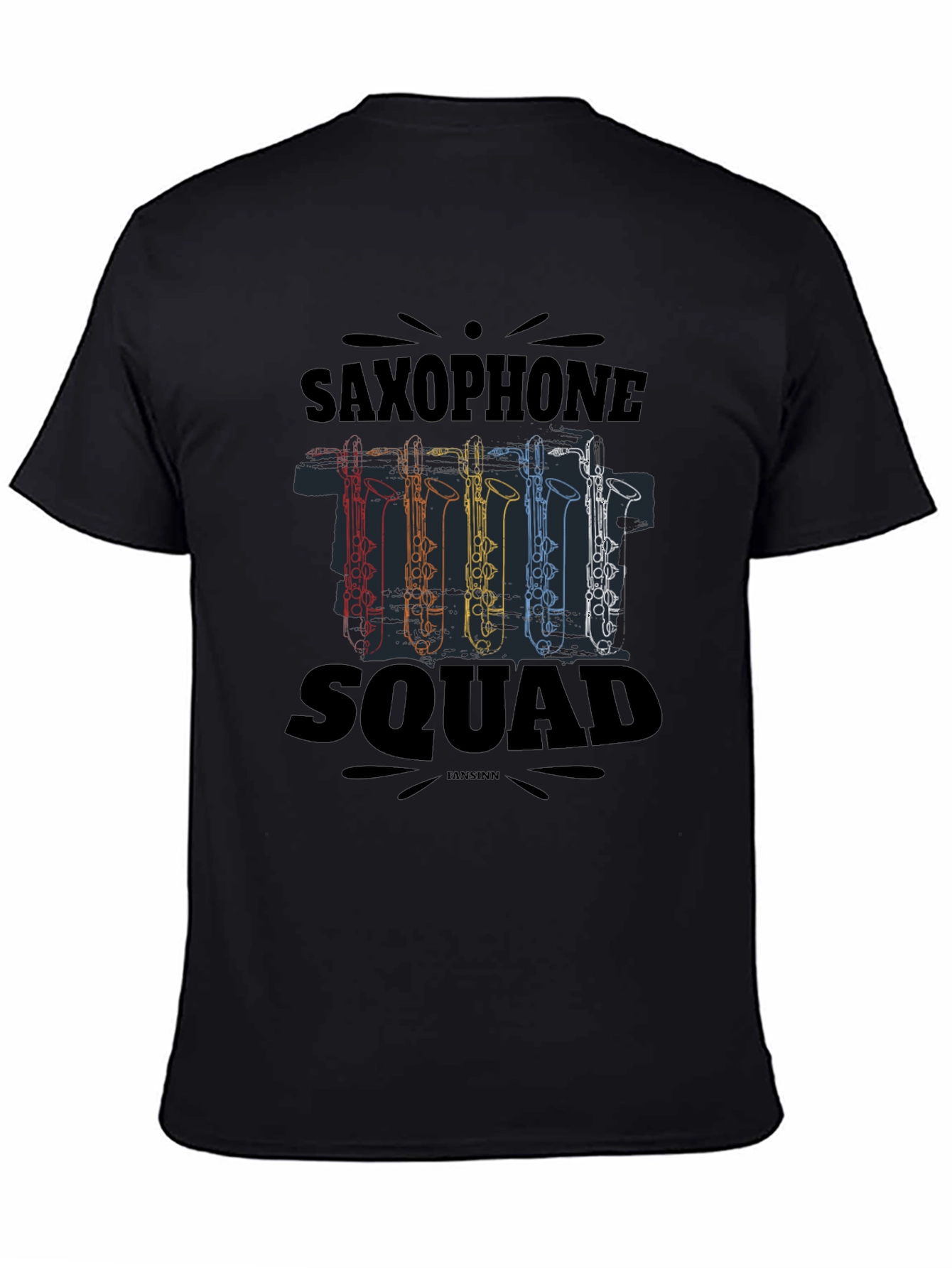 Saxophone Squad T-Shirt Music Band Tee