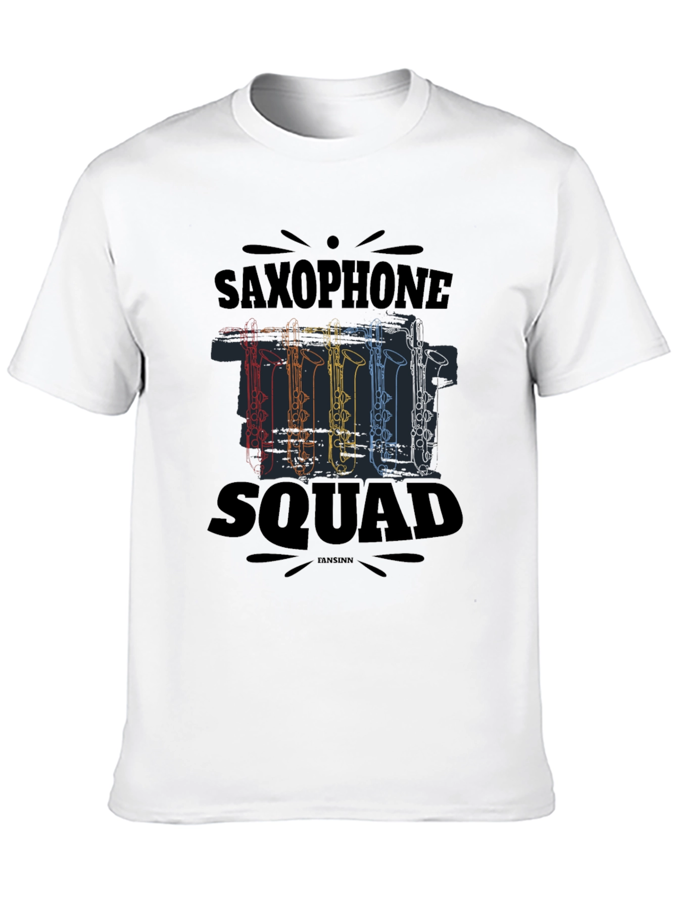 Saxophone Squad T-Shirt Music Band Tee