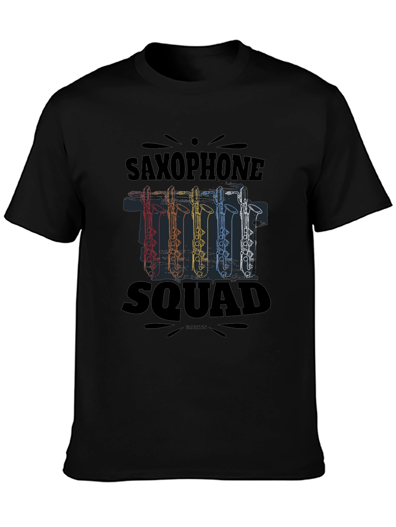 Saxophone Squad T-Shirt Music Band Tee