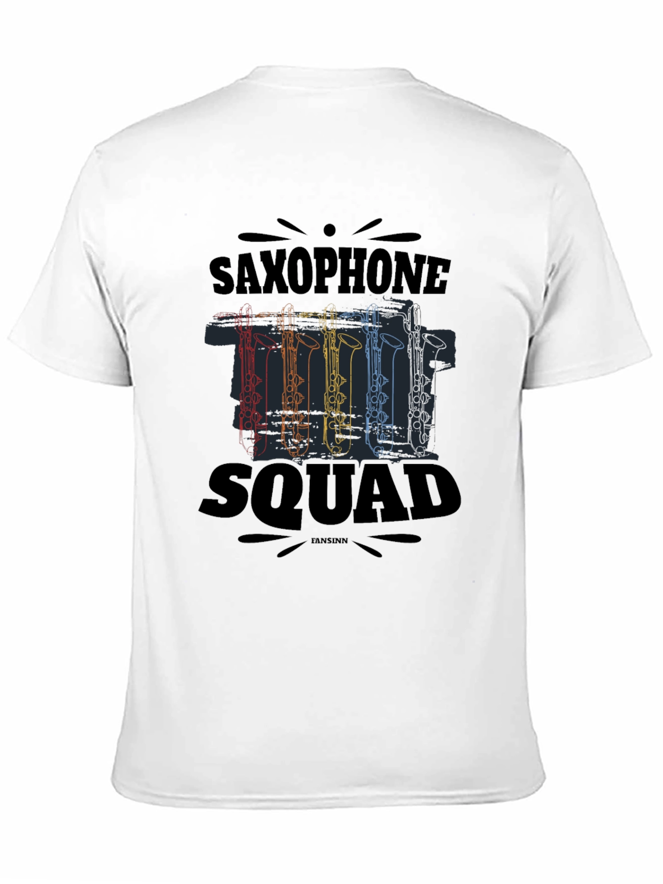Saxophone Squad T-Shirt Music Band Tee