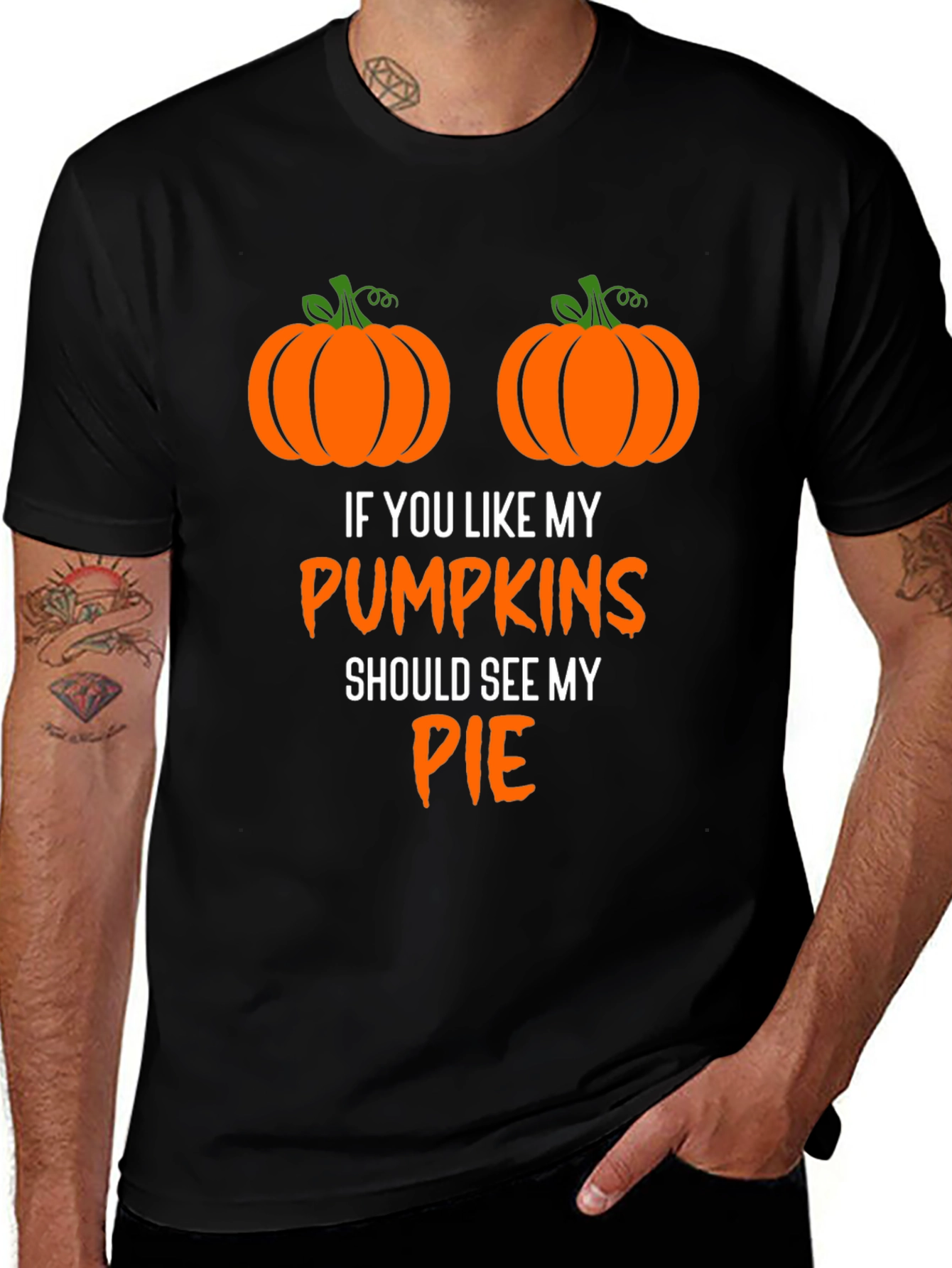 Funny Halloween Pumpkin Pie T-Shirt