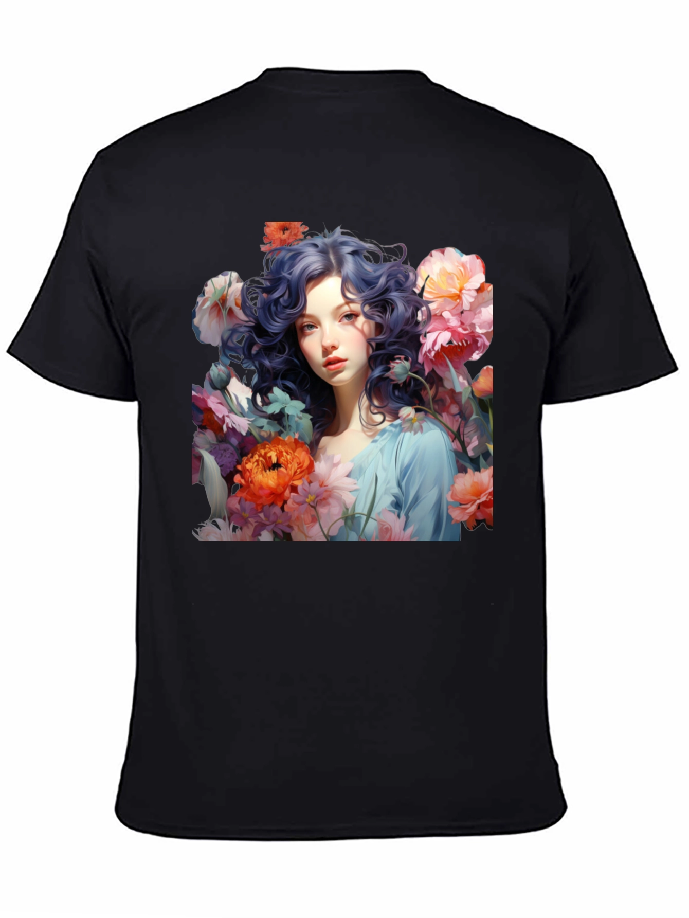 Floral Art T-Shirt: Whimsical Beauty
