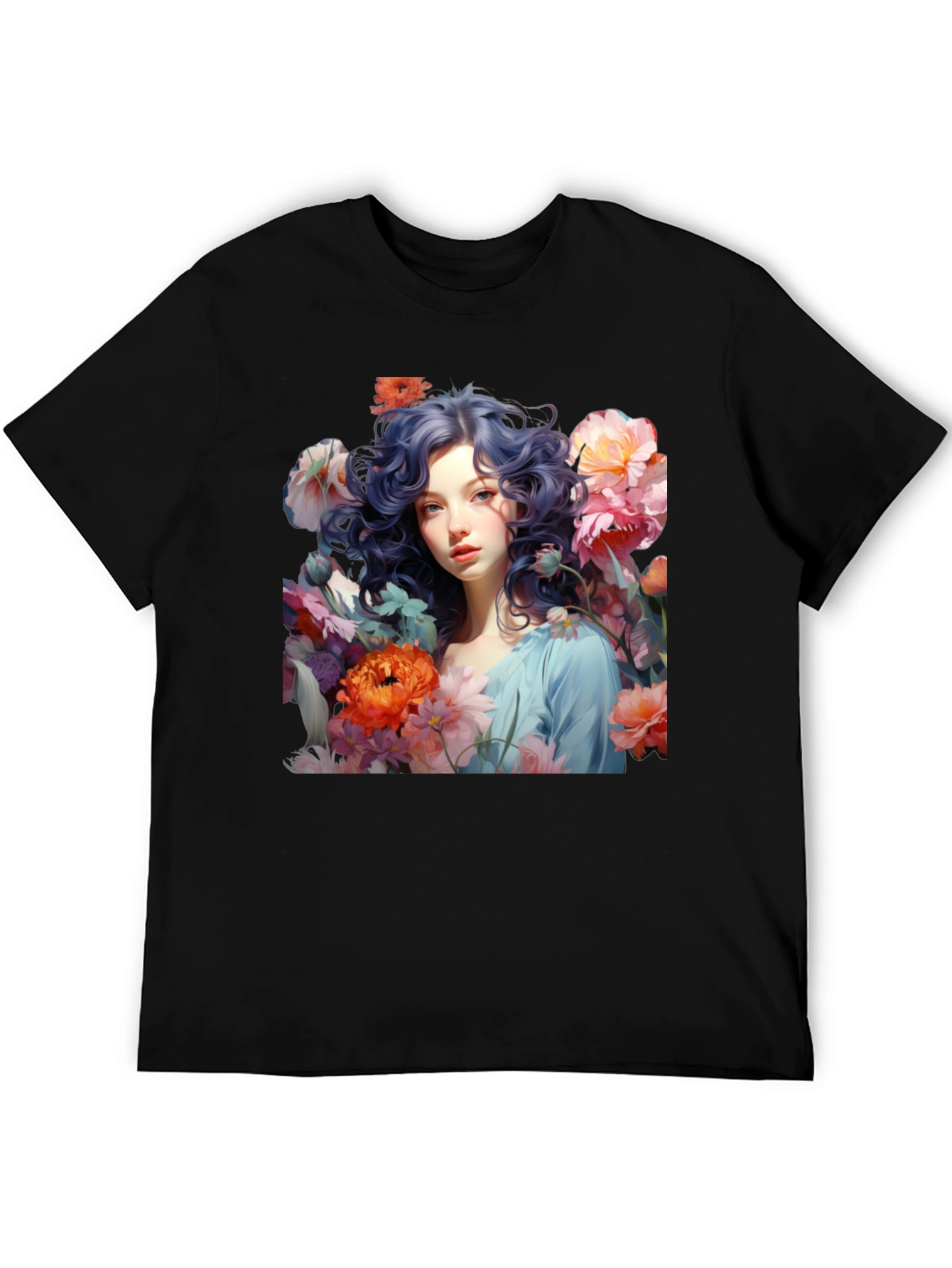 Floral Art T-Shirt: Whimsical Beauty