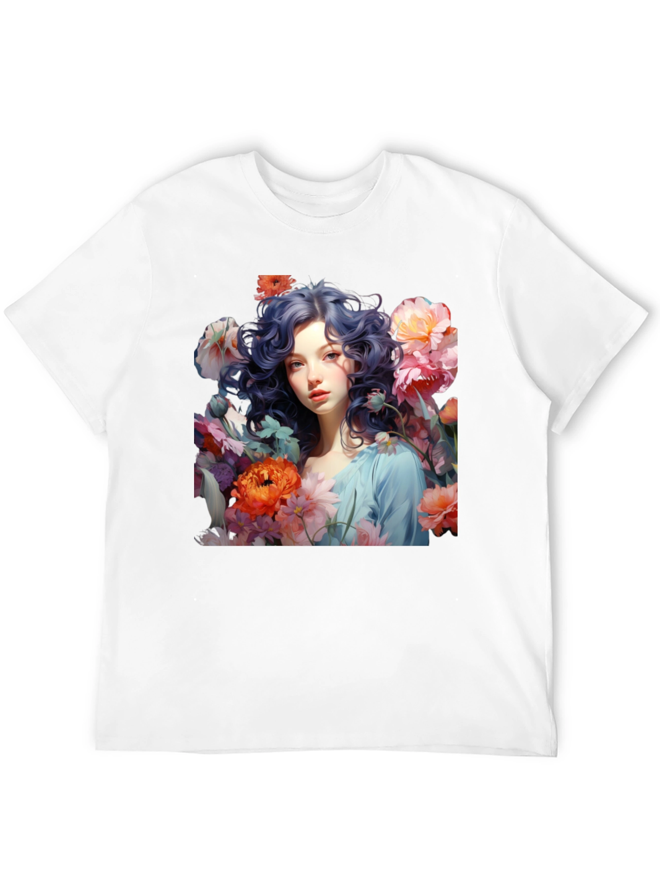 Floral Art T-Shirt: Whimsical Beauty