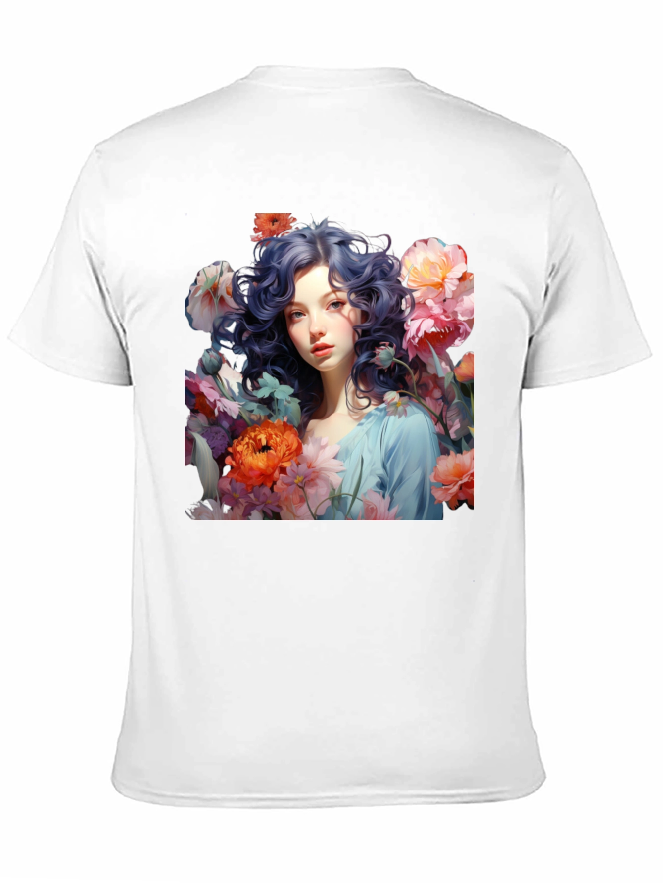 Floral Art T-Shirt: Whimsical Beauty