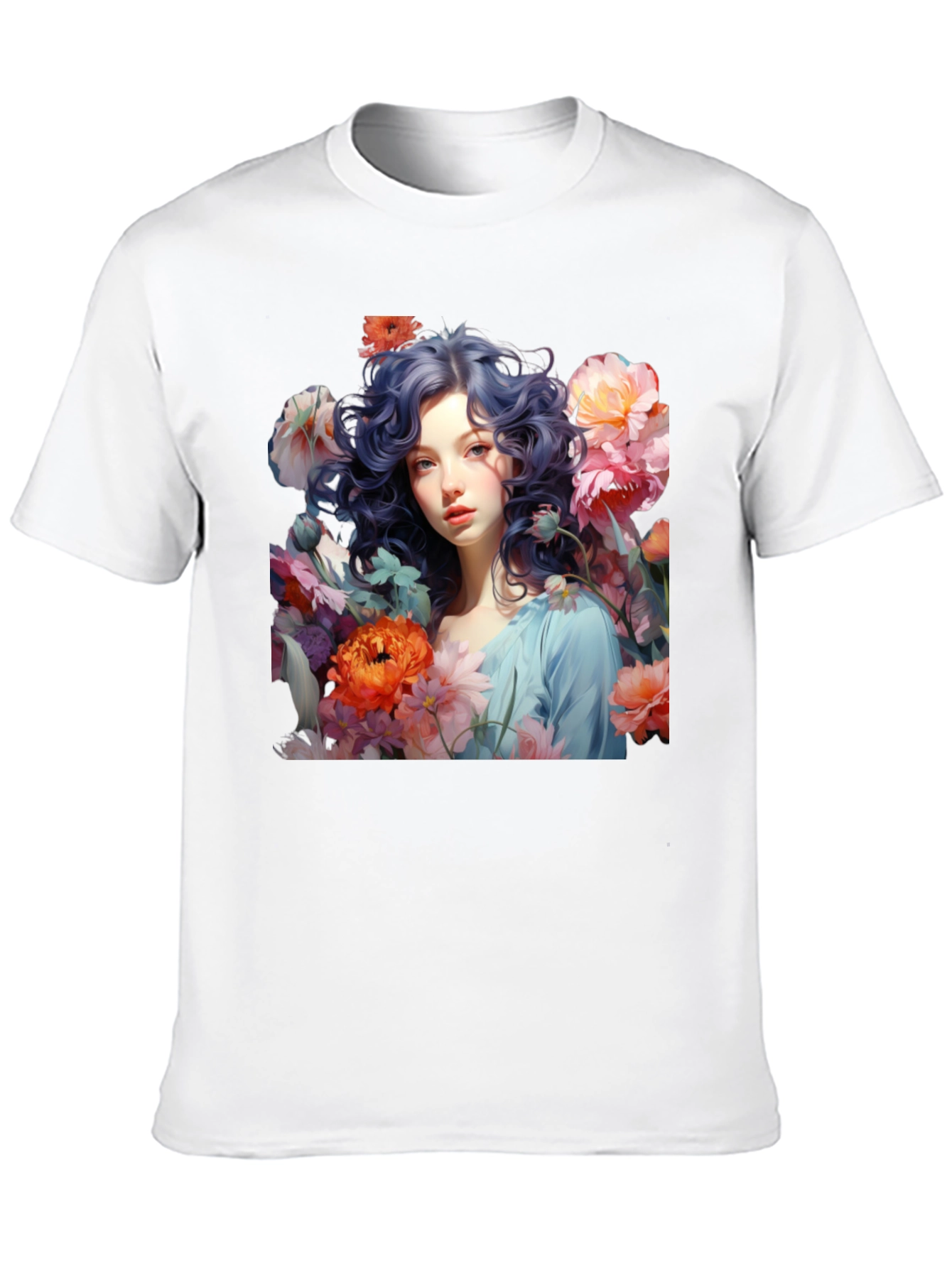 Floral Art T-Shirt: Whimsical Beauty