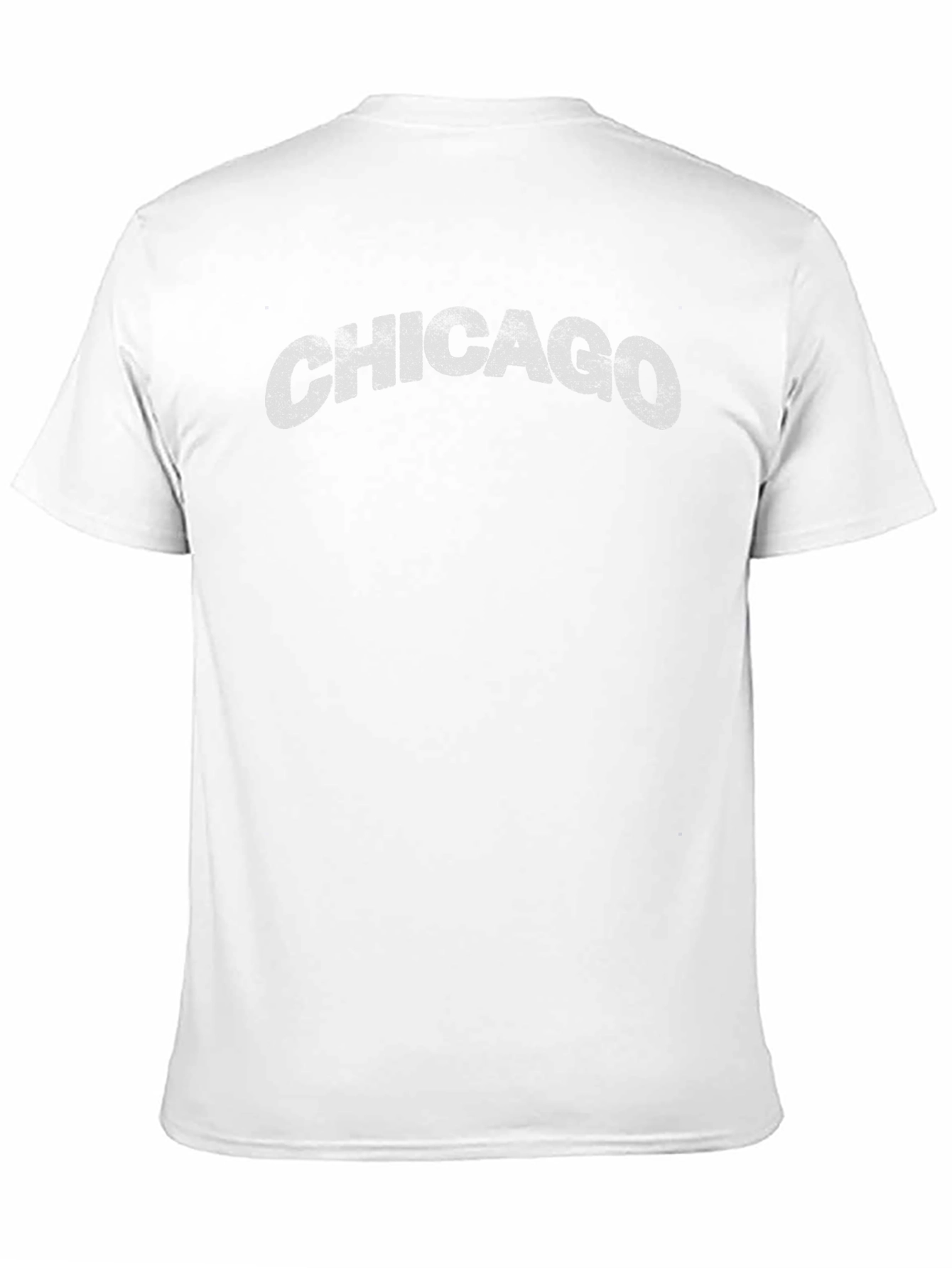 Chicago Distressed Graphic Black T-Shirt