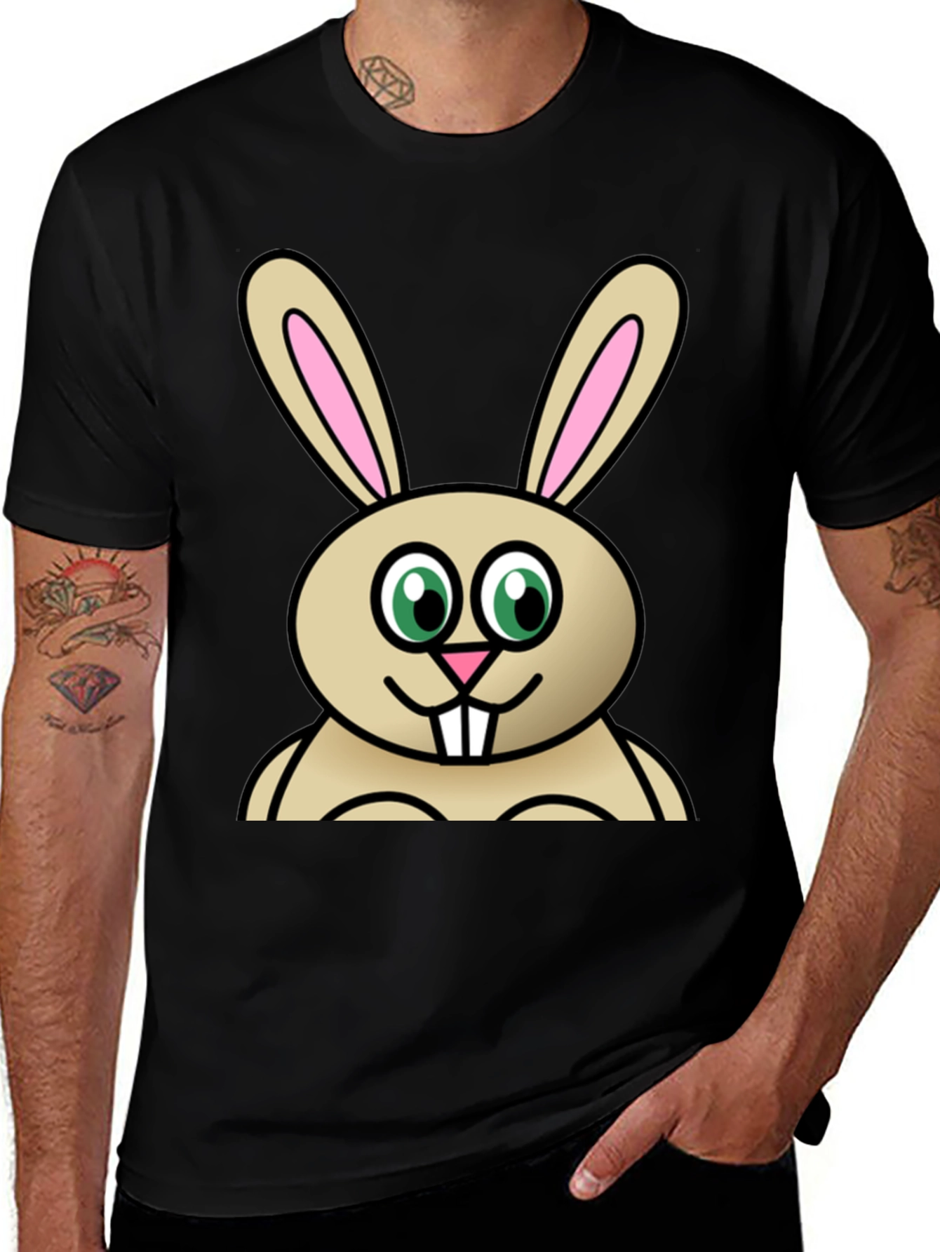 Funny Bunny Graphic Tee - Easter Ready!