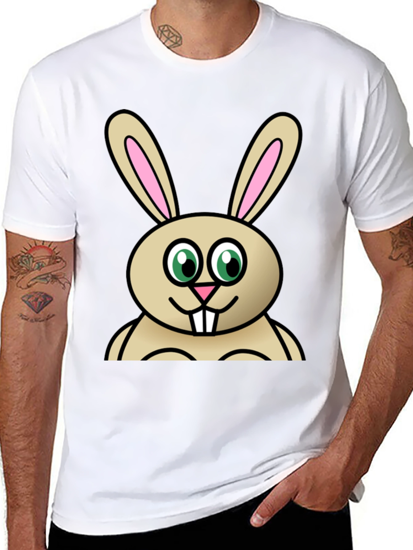 Funny Bunny Graphic Tee - Easter Ready!