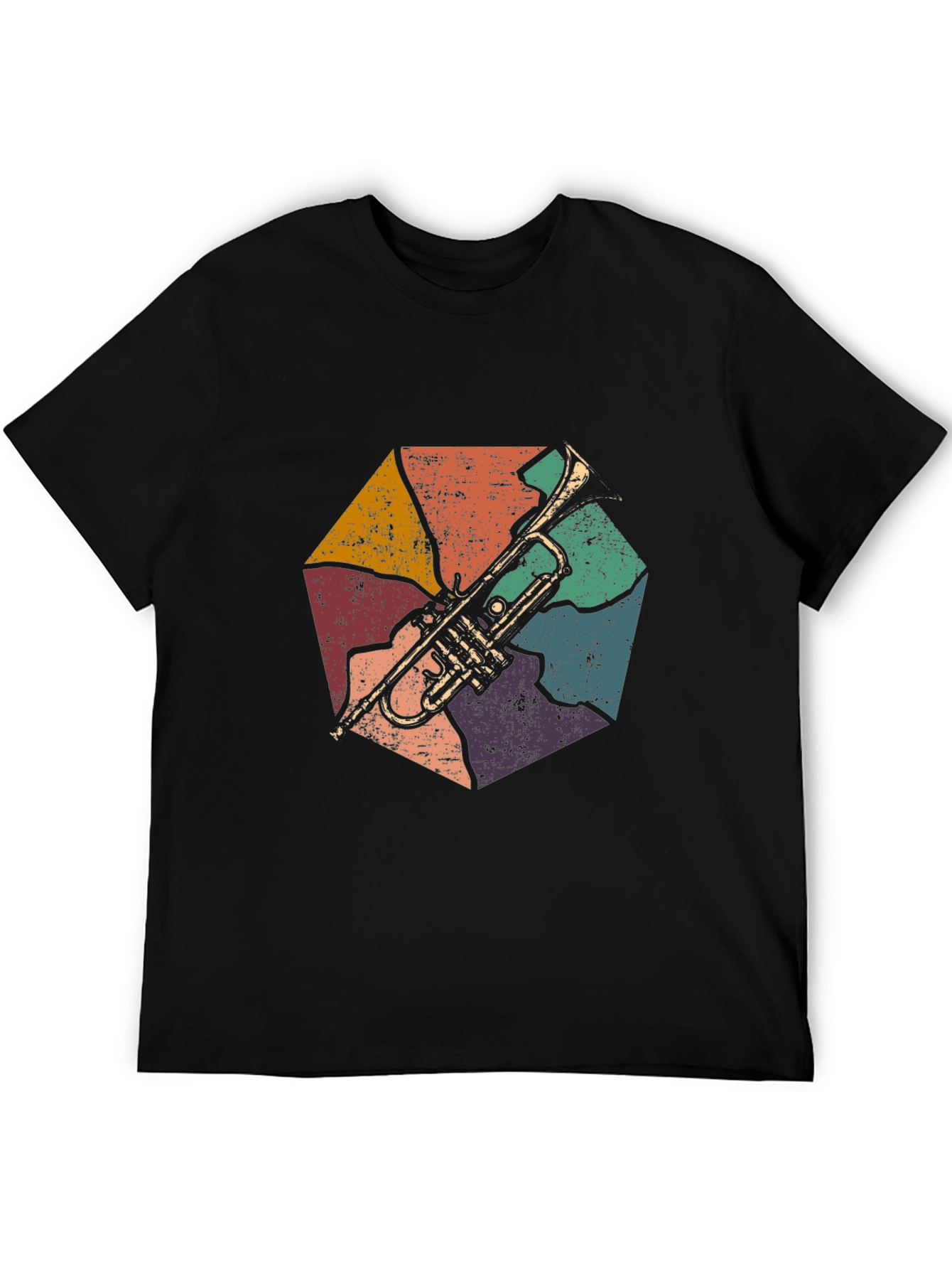 Retro Trumpet Graphic T-Shirt