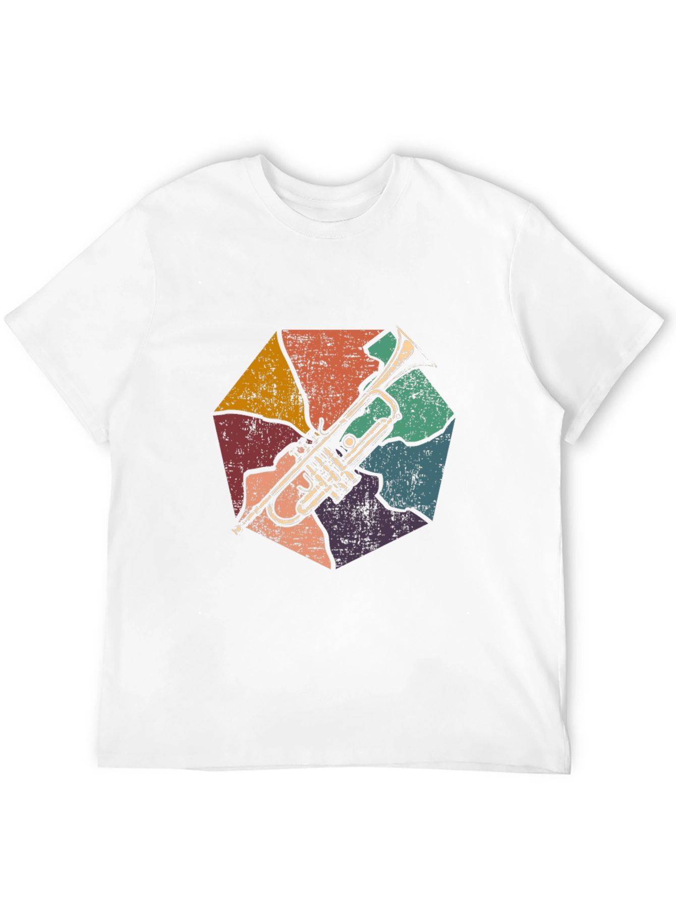 Retro Trumpet Graphic T-Shirt