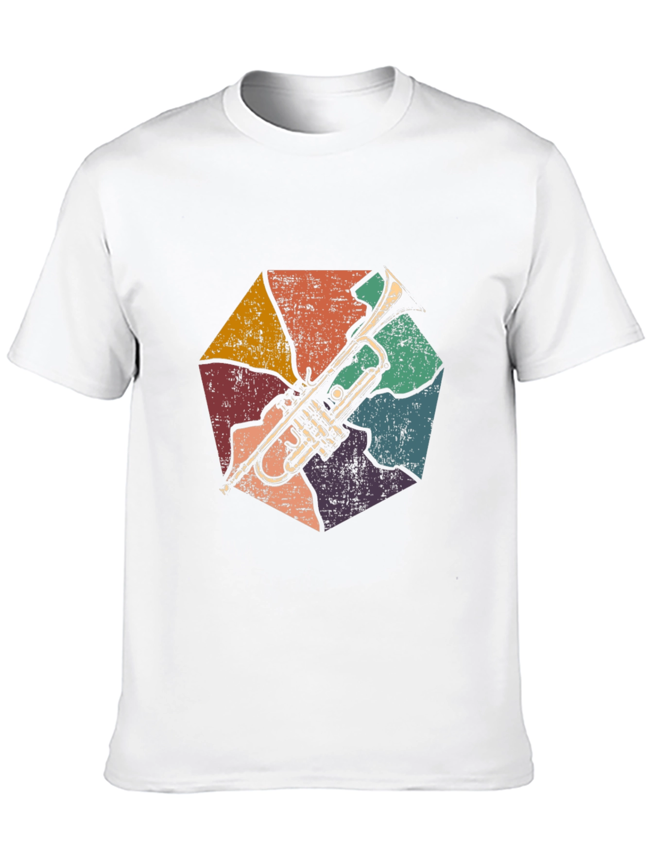 Retro Trumpet Graphic T-Shirt