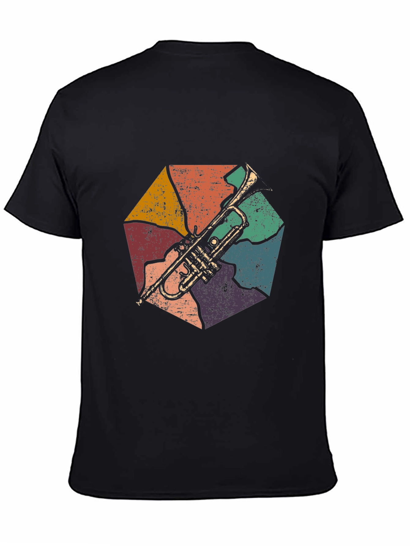 Retro Trumpet Graphic T-Shirt