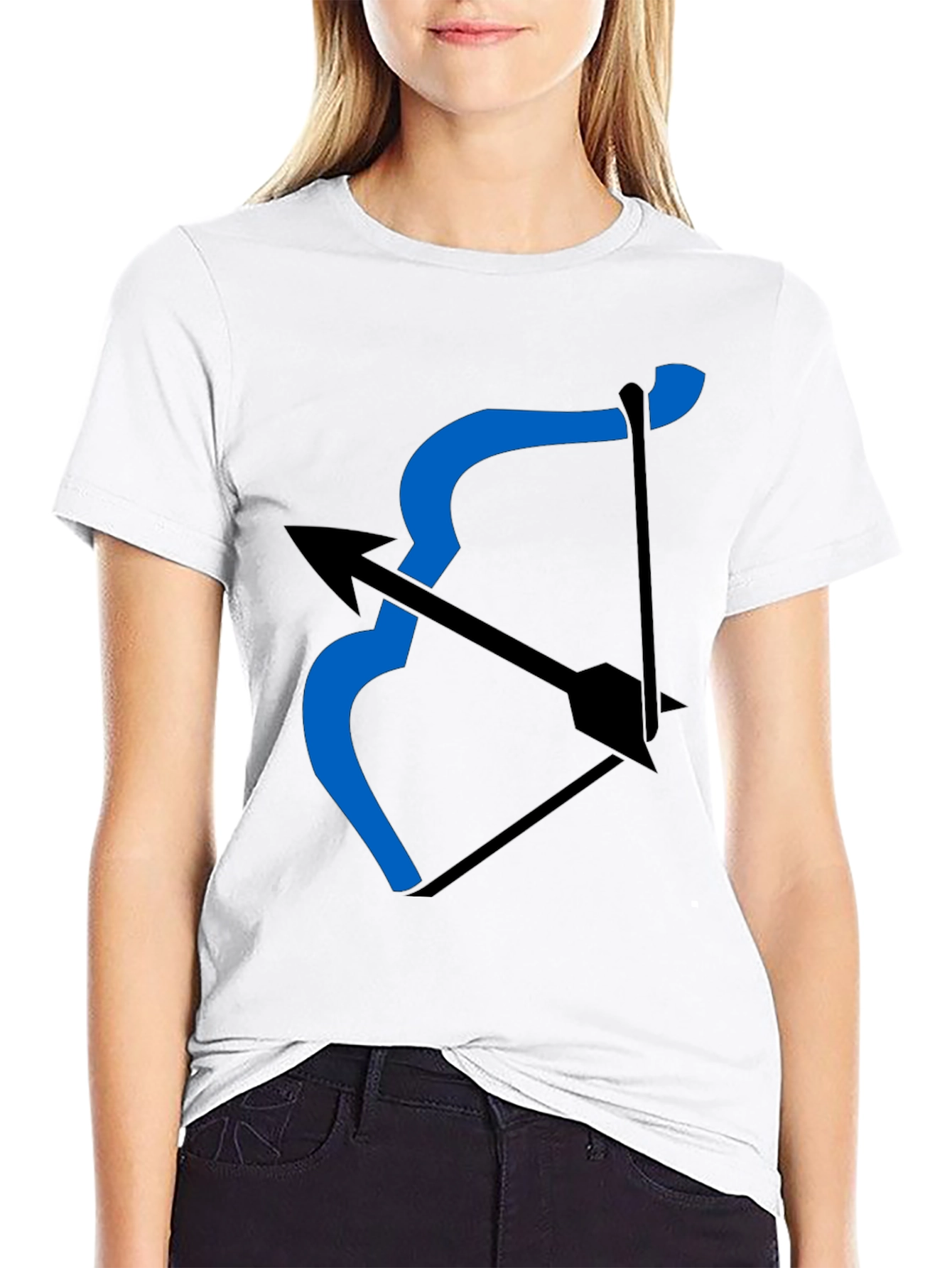 Archer Bow T-Shirt - Black Graphic Tee