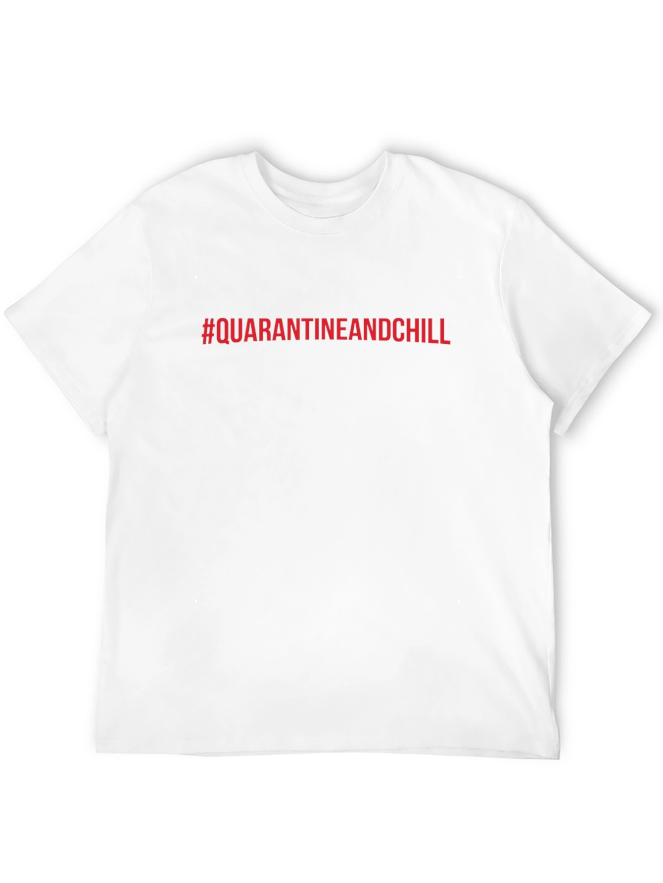 Quarantine & Chill Graphic Tee - Black Casual T-Shirt