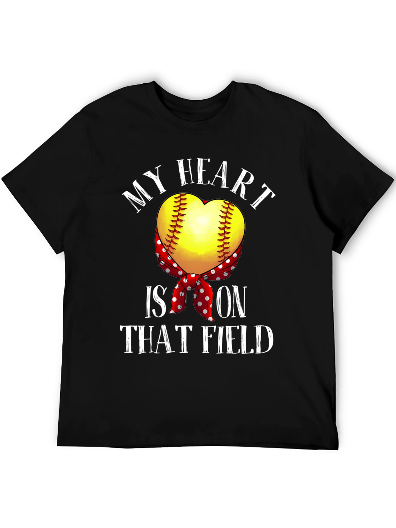 My Heart is On That Field Graphic T-Shirt