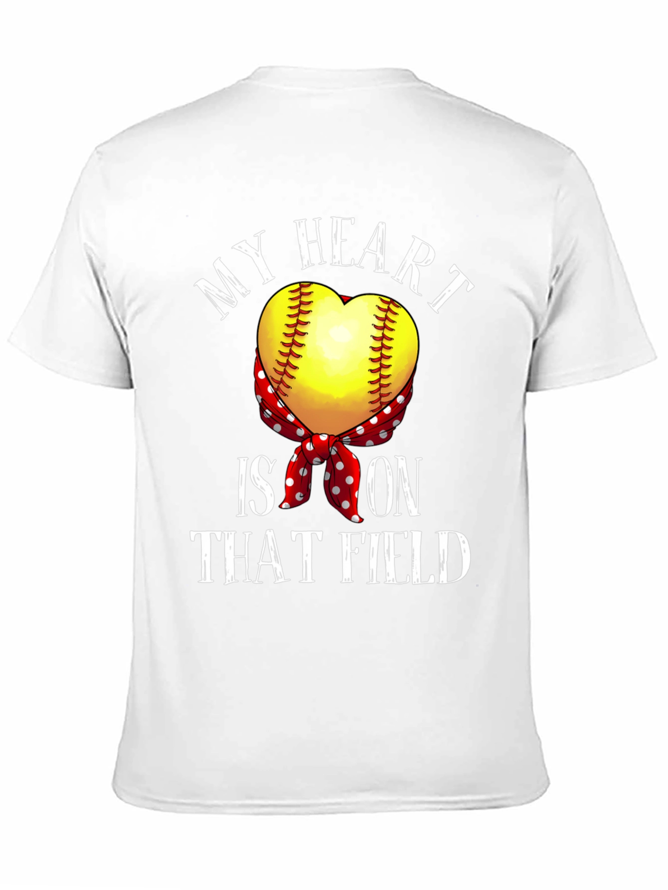 My Heart is On That Field Graphic T-Shirt