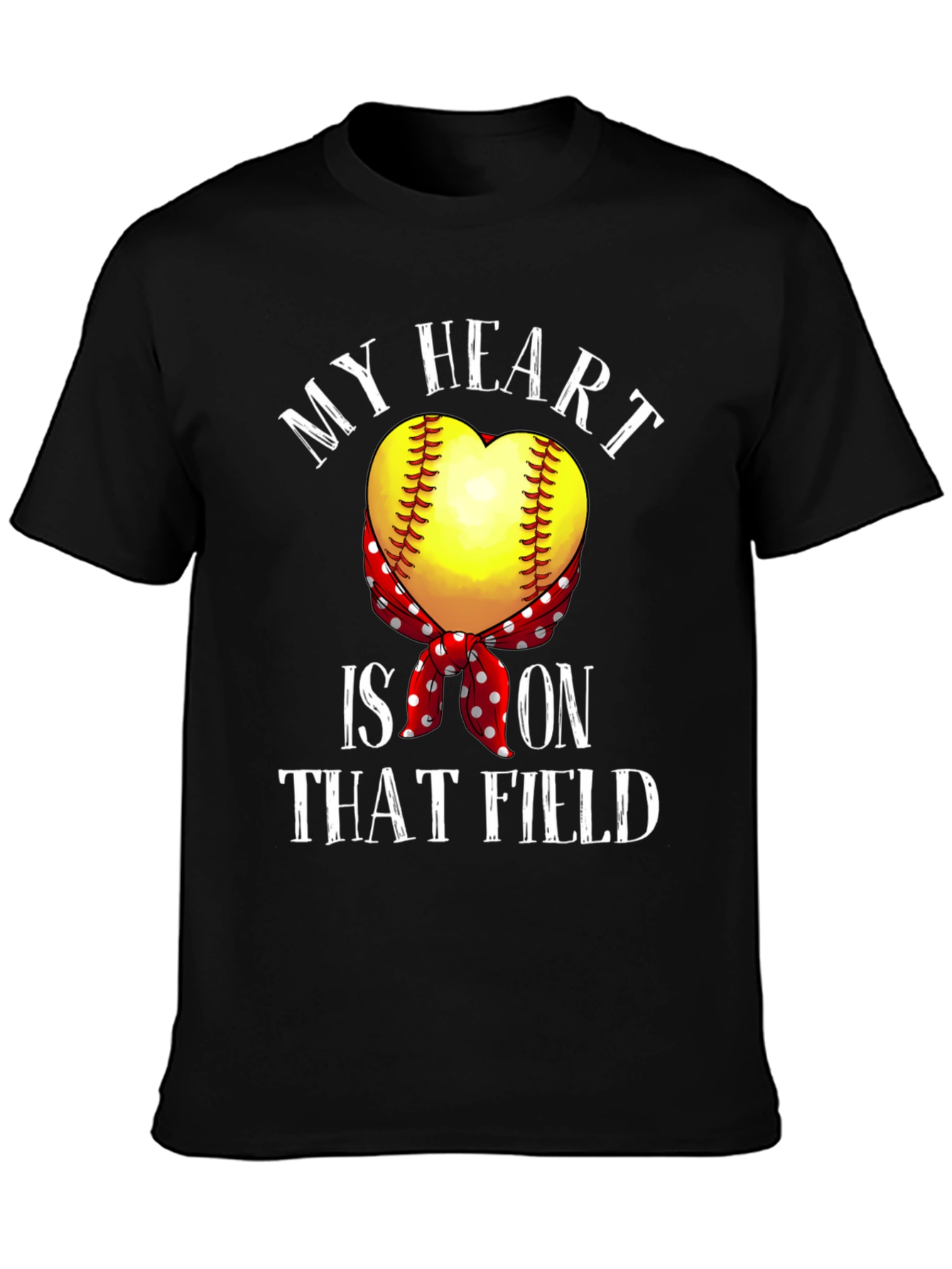 My Heart is On That Field Graphic T-Shirt