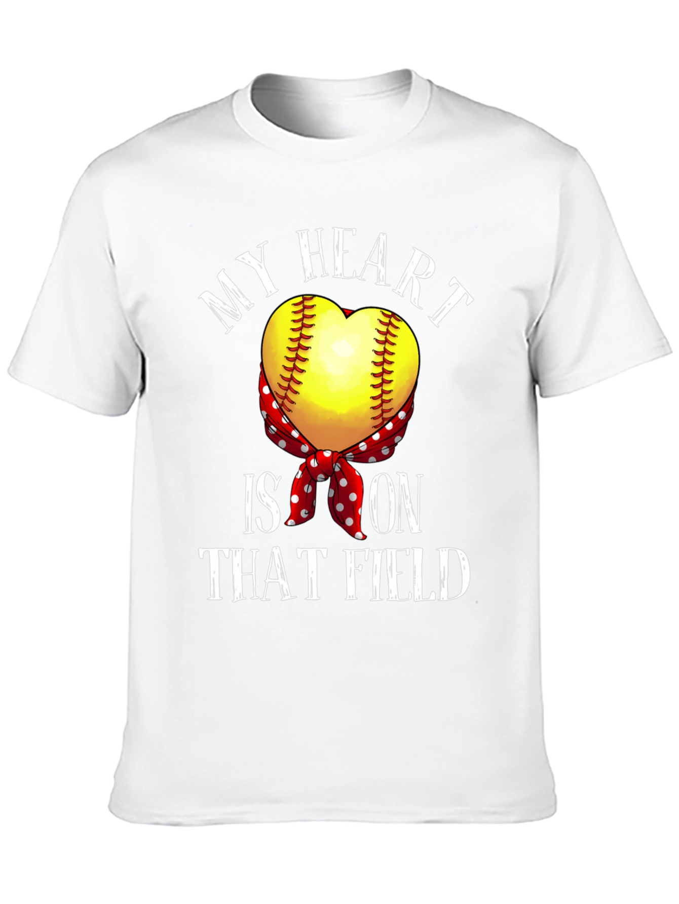 My Heart is On That Field Graphic T-Shirt