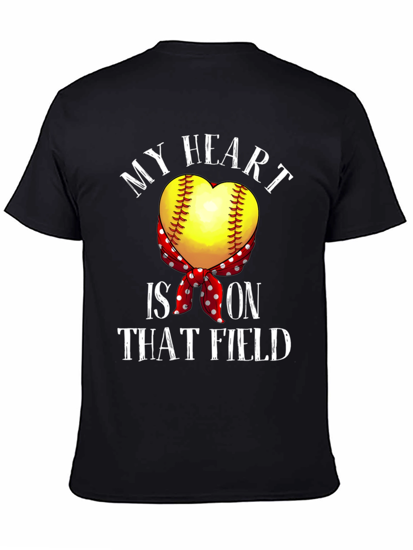 My Heart is On That Field Graphic T-Shirt