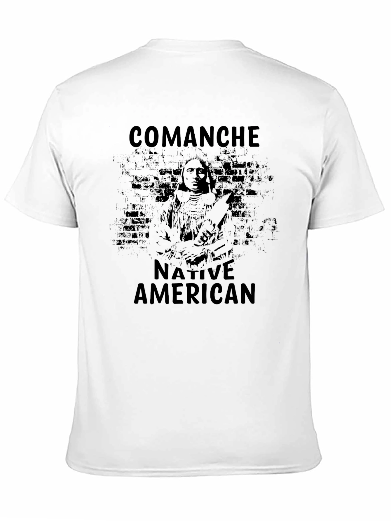 Comanche Native American Black T-Shirt