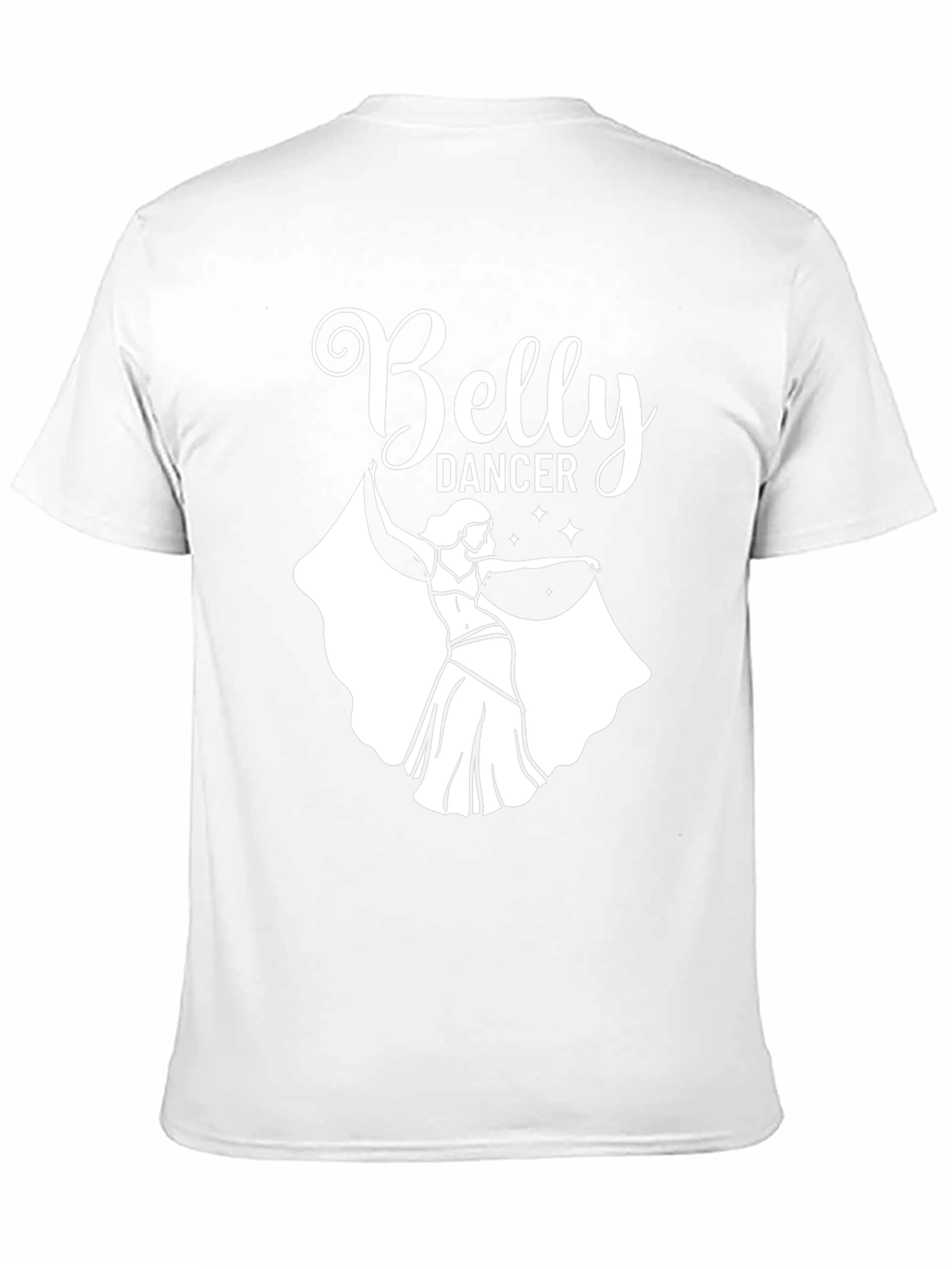 Belly Dancer Graphic Tee - Mens Black T-Shirt